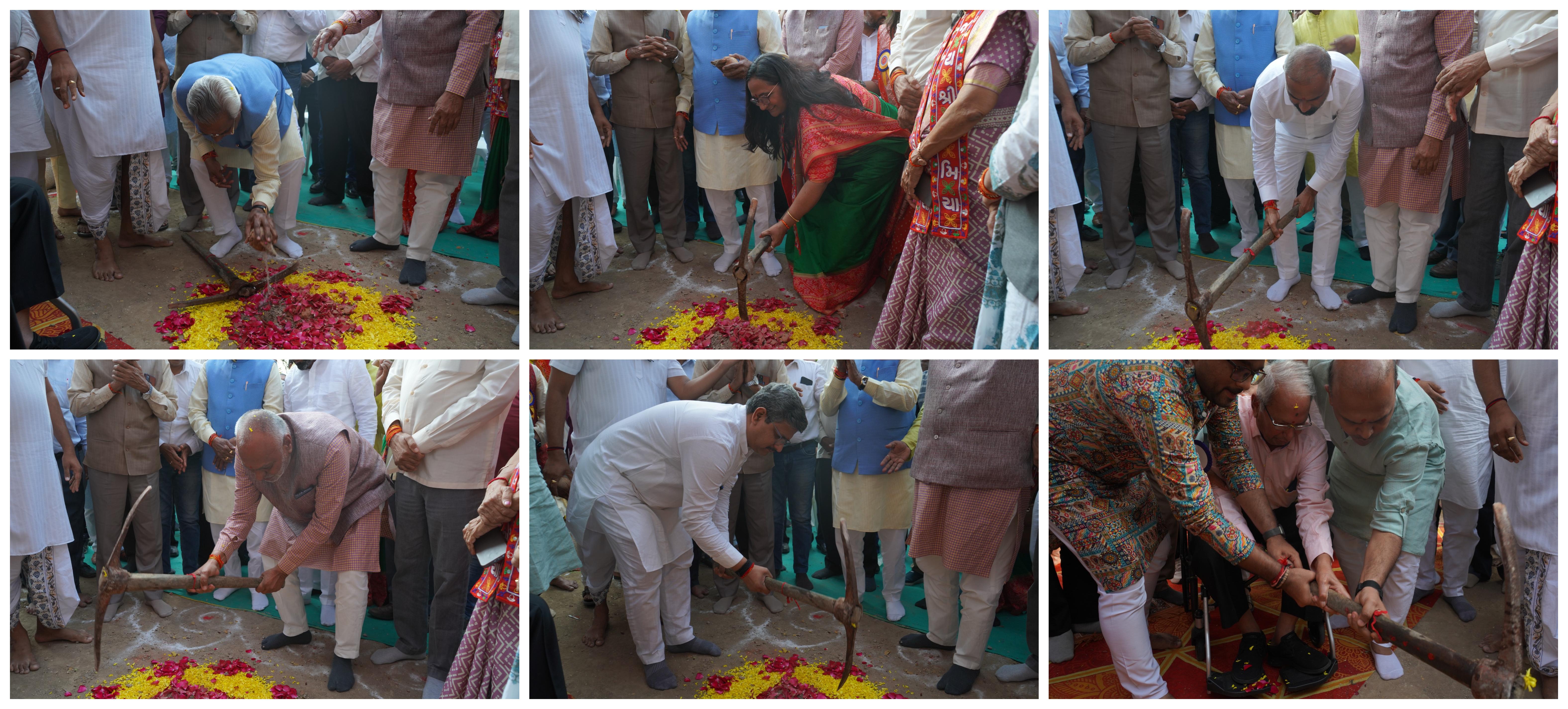 Khat Muhurat Ceremony by Chief Guests