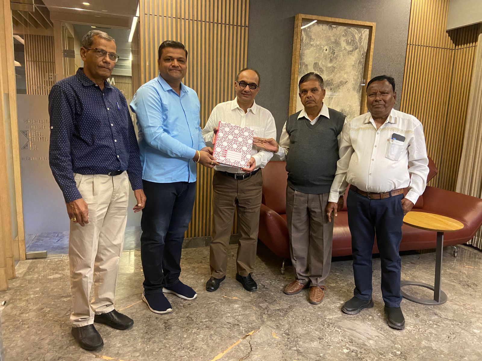 Formal Handover of Temple Construction Site Documents